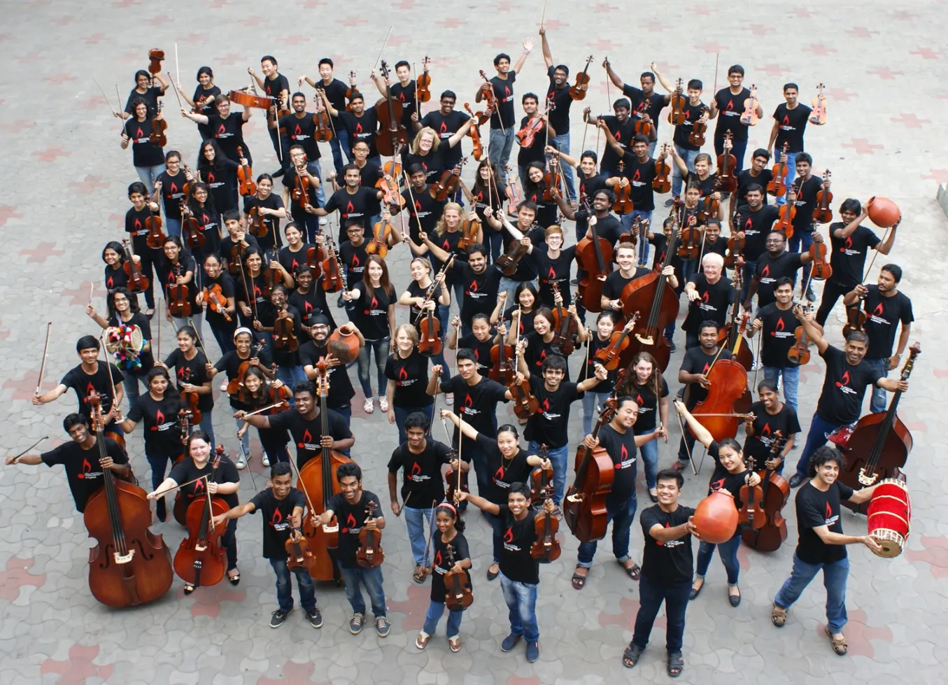 Gruppenbild © India National Youth Orchestra 